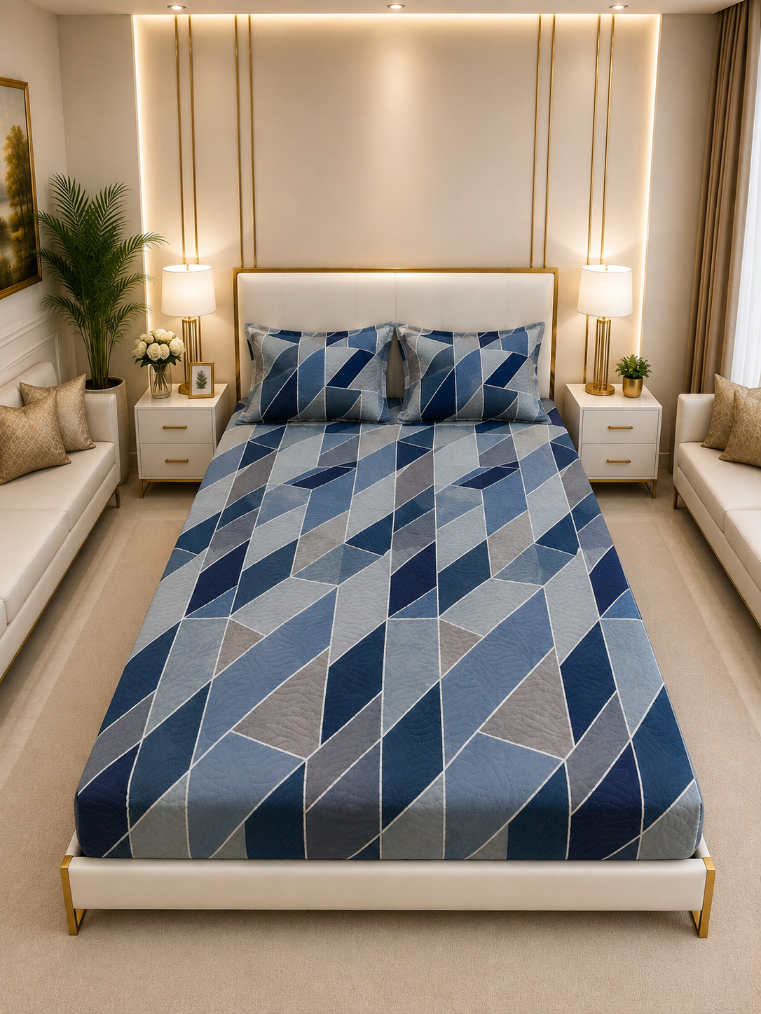 Premium Waterproof Bedsheet – 3 Pcs