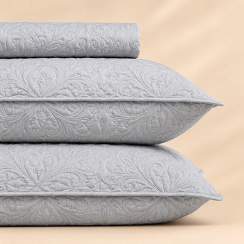 Snow White 3 Pc Plain Bedspread Set