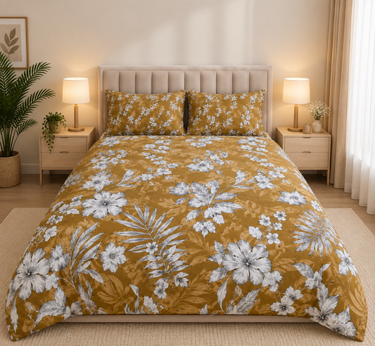 Sheikh Decor Premium Pure Cotton Bedsheet | Soft & Breathable