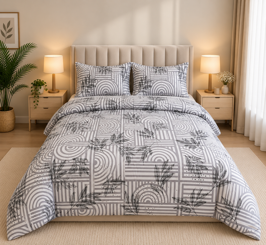 Sheikh Decor Premium Pure Cotton Bedsheet | Soft & Breathable