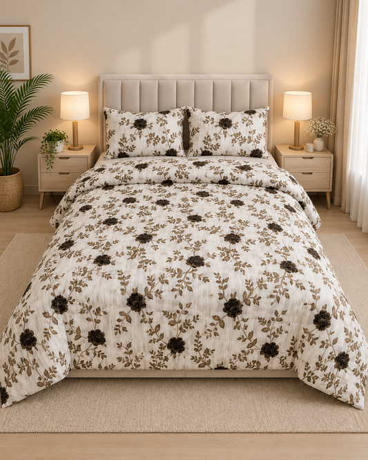 Sheikh Decor Premium Pure Cotton Bedsheet | Soft & Breathable