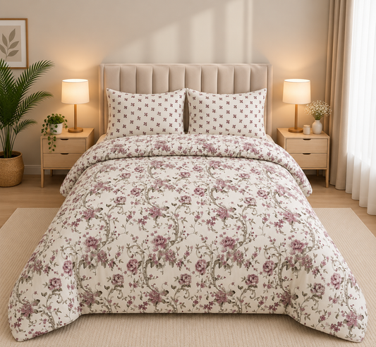 Sheikh Decor Premium Pure Cotton Bedsheet | Soft & Breathable