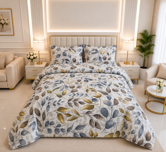 Sheikh Decor Premium Pure Cotton Bedsheet | Soft & Breathable