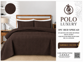 Sheikh Decor Polo Luxury Cotton Quilted Bedspread Set – 3 Piece | King Size (90 × 90 Inches)