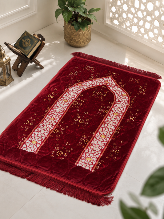 Luxury Soft Velvet Ja-e-Namaz – King Size | Sheikh Decor