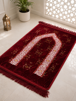 Luxury Soft Velvet Ja-e-Namaz – King Size | Sheikh Decor