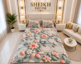 Bedior by SheikhDecor – 5D Digital Bedsheet Set | King Size | 3 Pcs